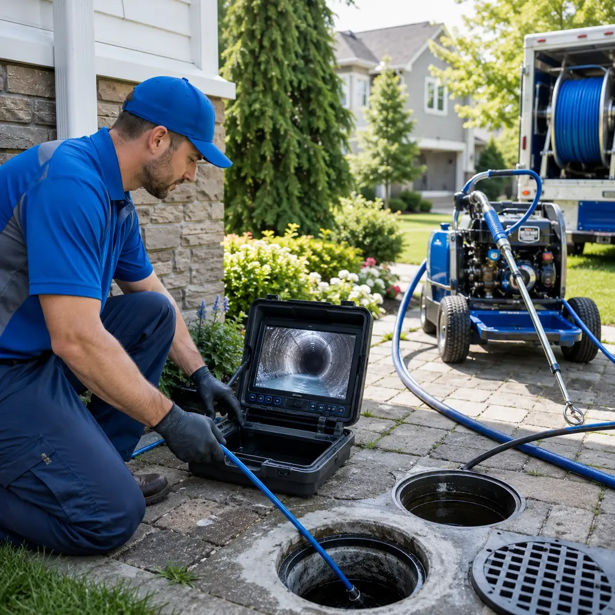 Outdoor drain cleaning professionals serving Wallingford, KY